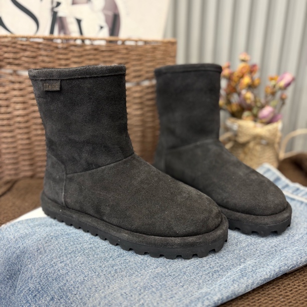 小雨家【韩版】冬季新款时尚加厚保暖中筒大棉时尚洋气百搭雪地靴