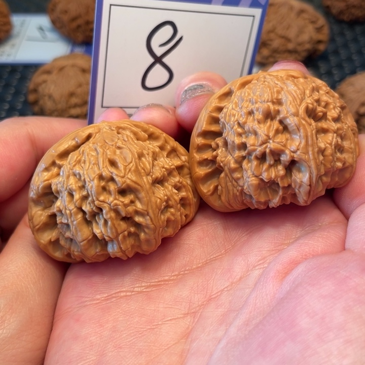 桃核把件45白狮子8。。。