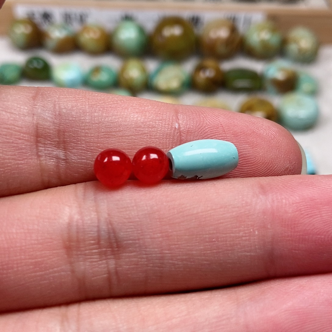 未镶嵌南红玛瑙珠宝半成品