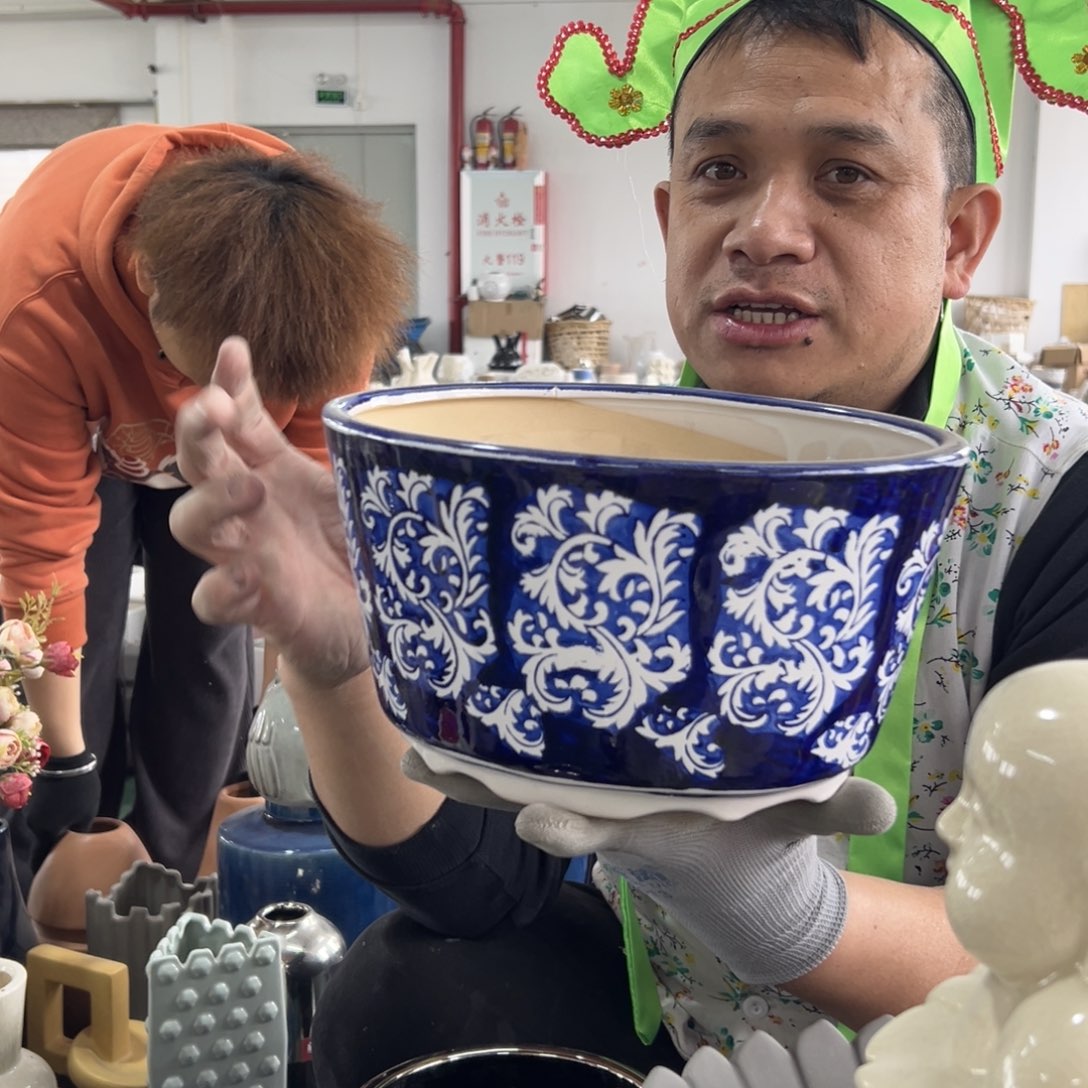 摆件76 号高中低温陶瓷工艺瓶（底部带孔）