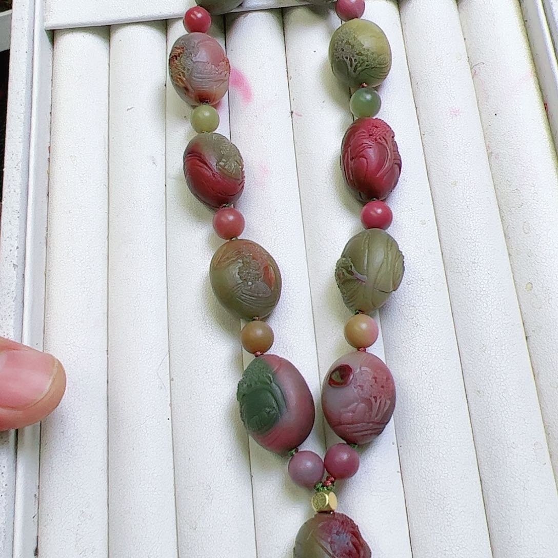 玛瑙/玉髓定制手把未镶嵌菩**哥