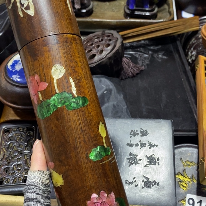 鸡翅木类端景台木