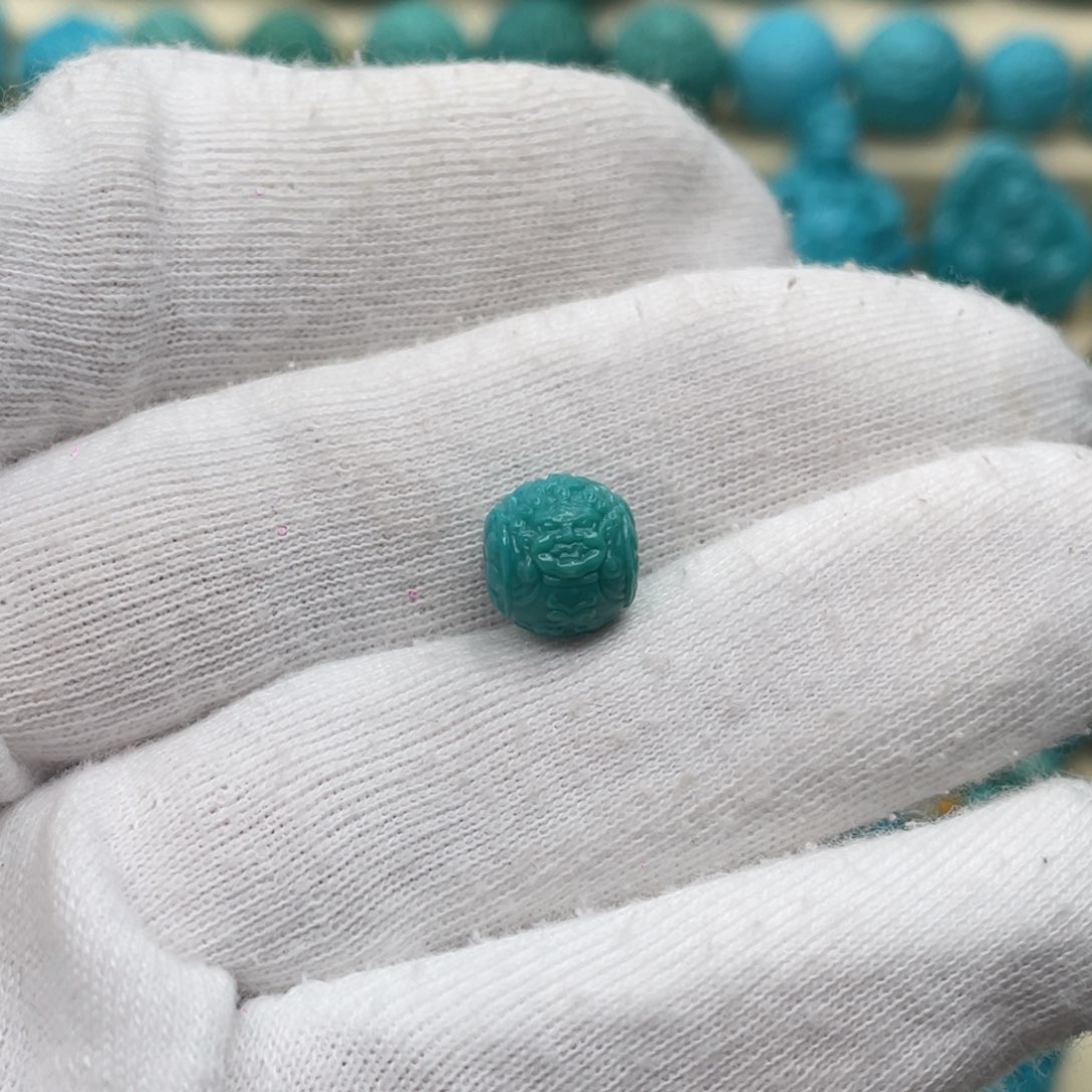 绿松石未镶嵌颈饰卡9-8.5