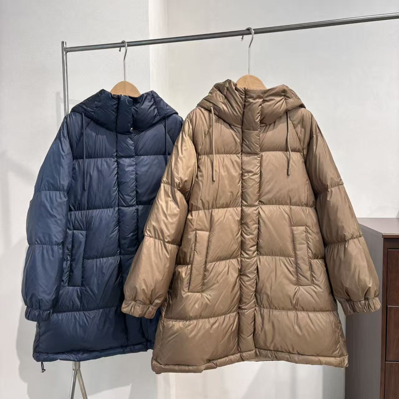 CSY5778 意大利客人订单 双面穿中长款羽绒服