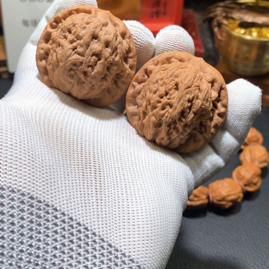 文玩核桃把件0254金公子44