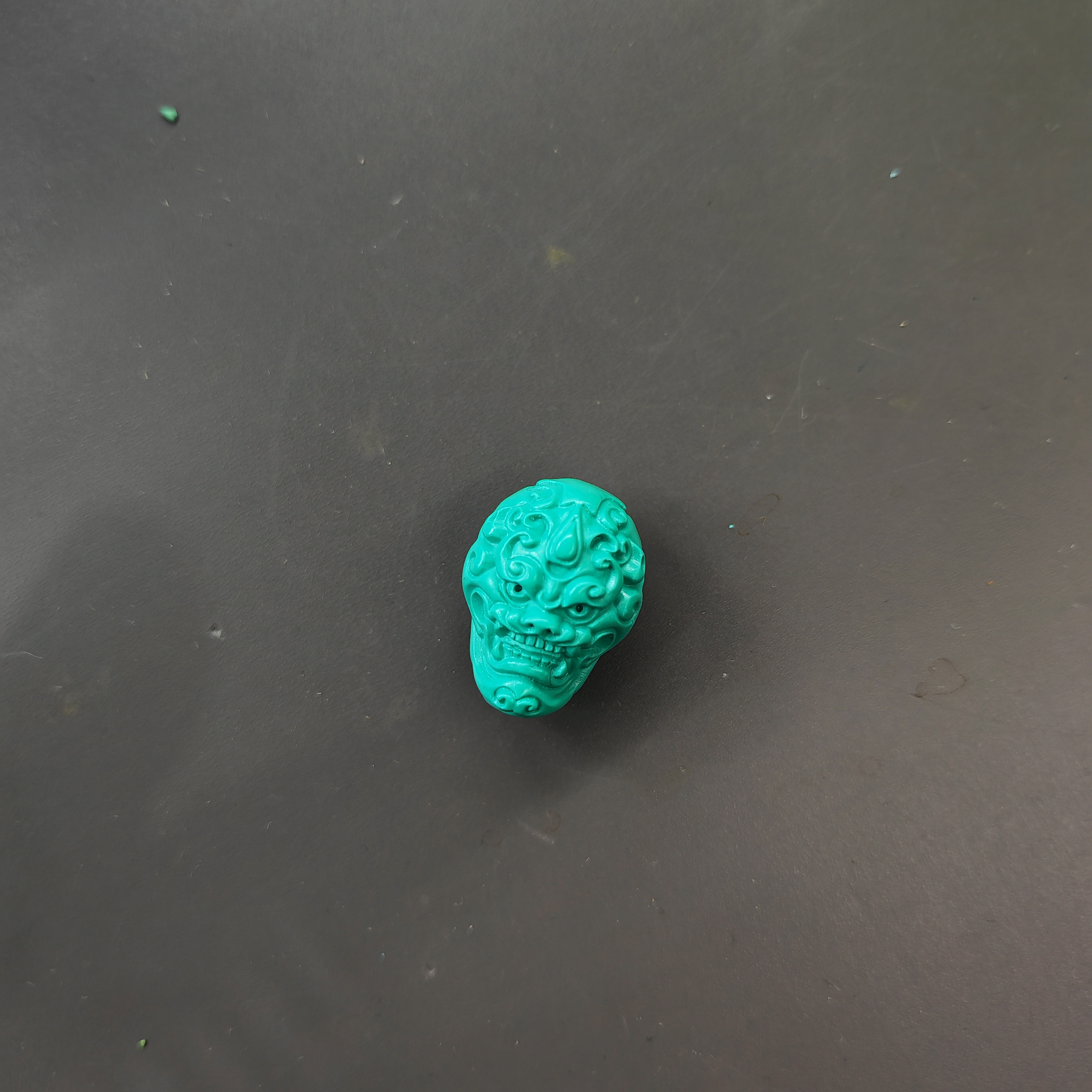 精品雕刻兽头三通21*16（多样性发货）