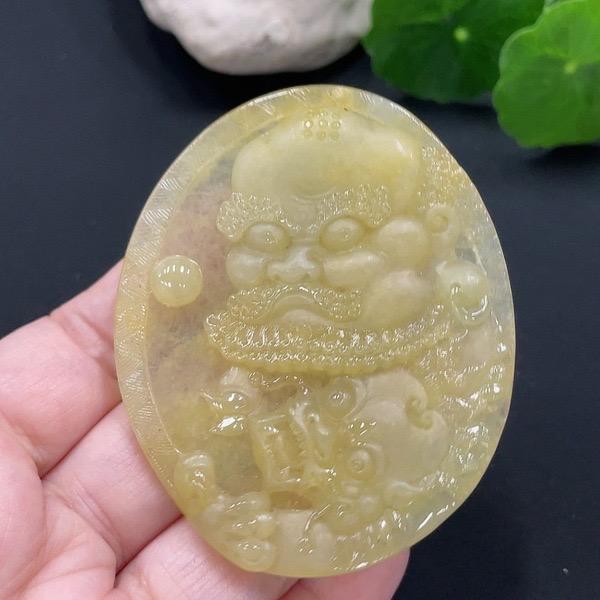 H71-天然A货翡翠-挂件