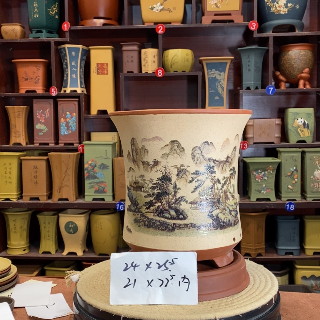 紫砂花盆紫砂艺术