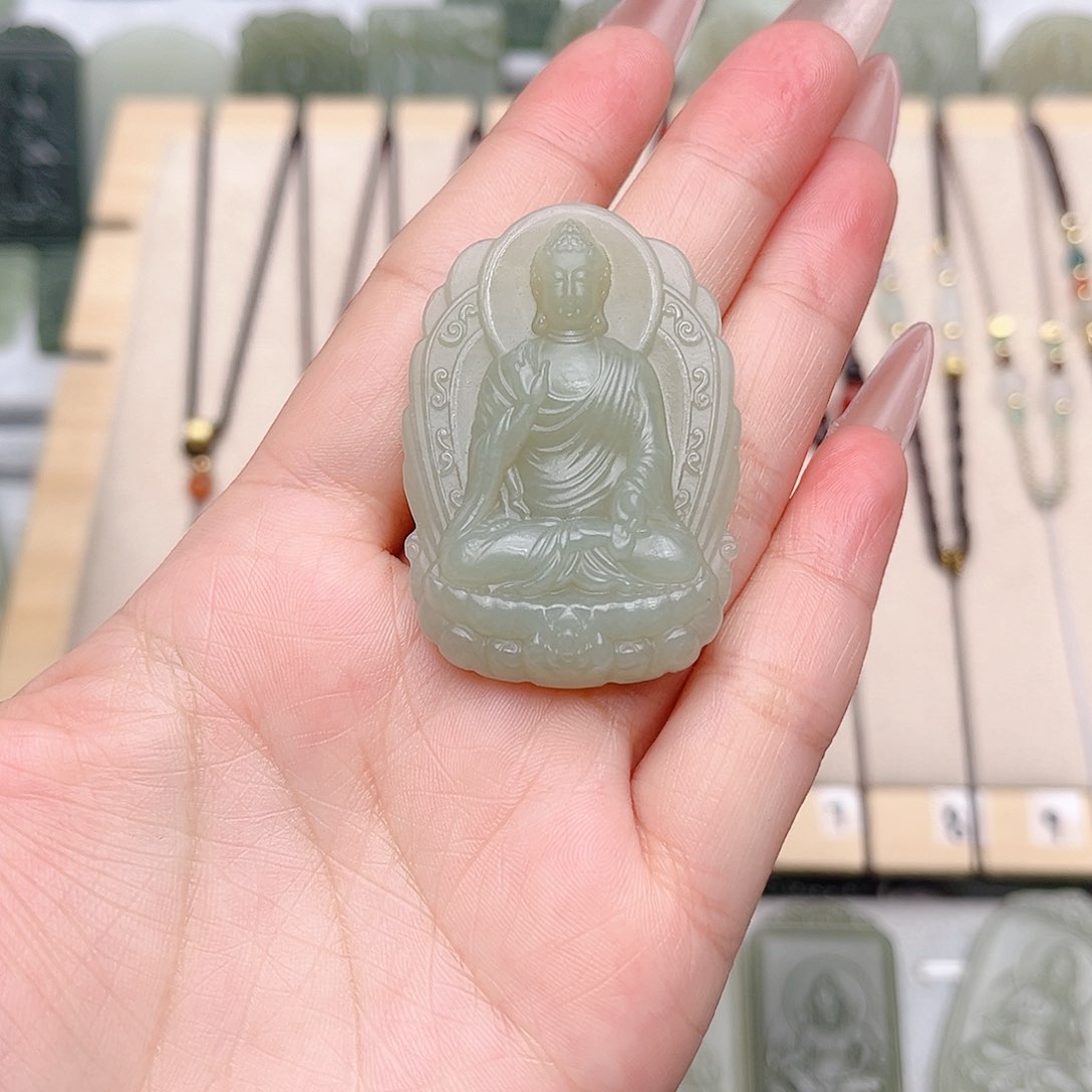 和田玉未镶嵌颈饰无***念