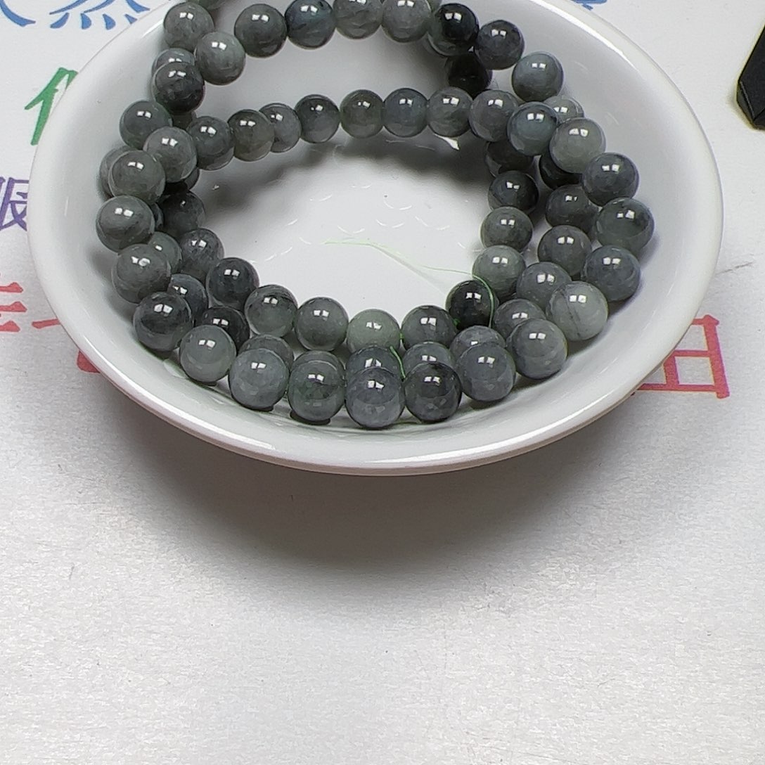 【闪购商品】翡翠手链未镶嵌不****运卡7+