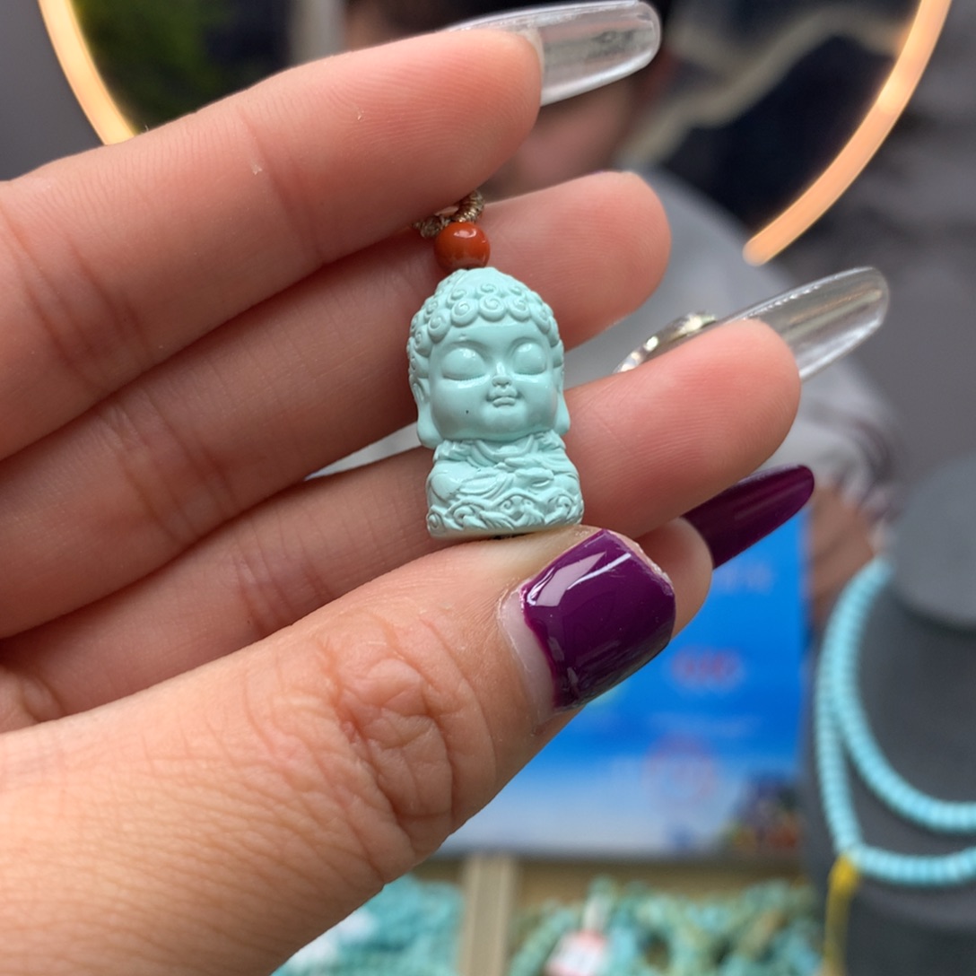 绿松石挂件未镶嵌