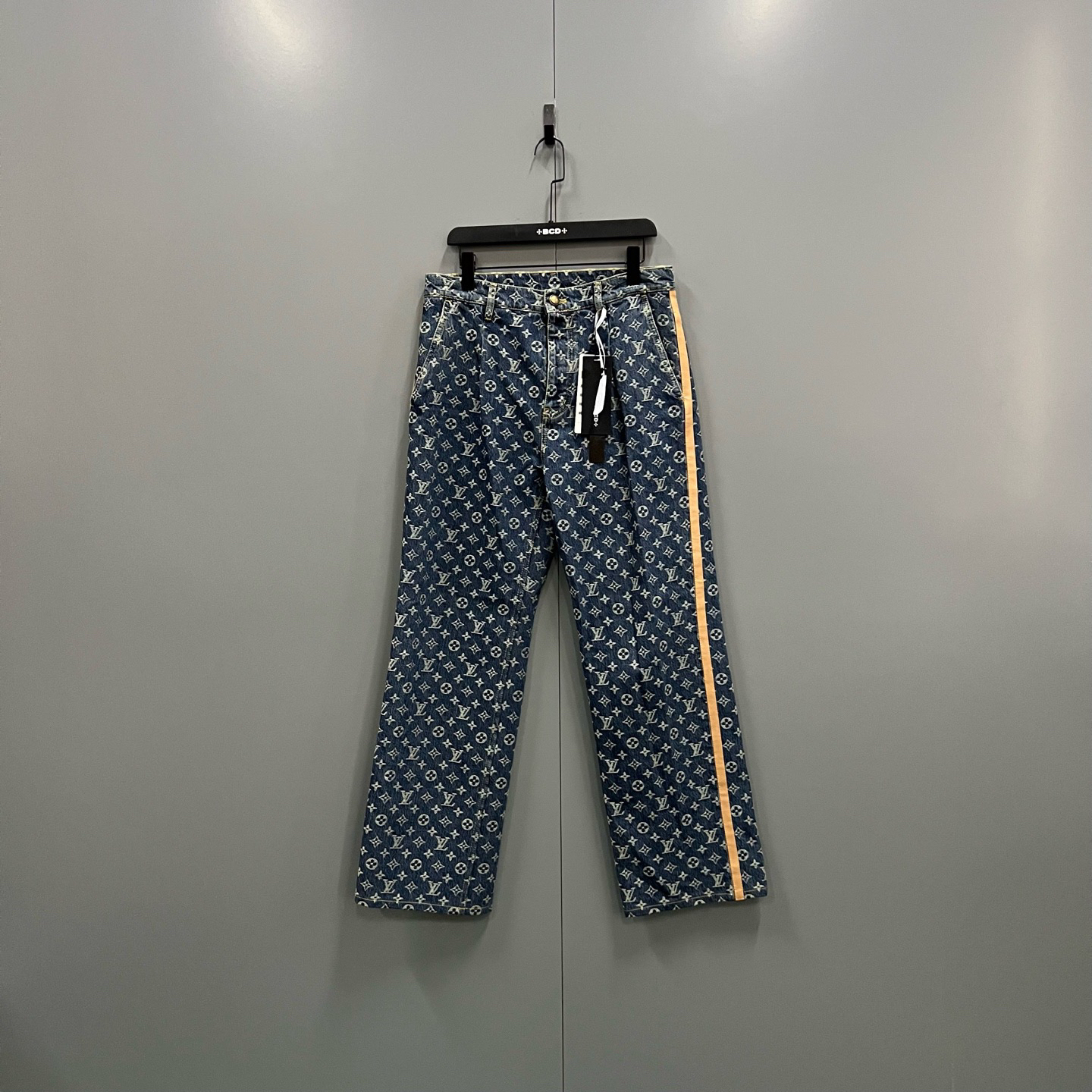 99新 LouisVuitton/路易威登 (ll) 满印老花牛仔裤 30码/020812