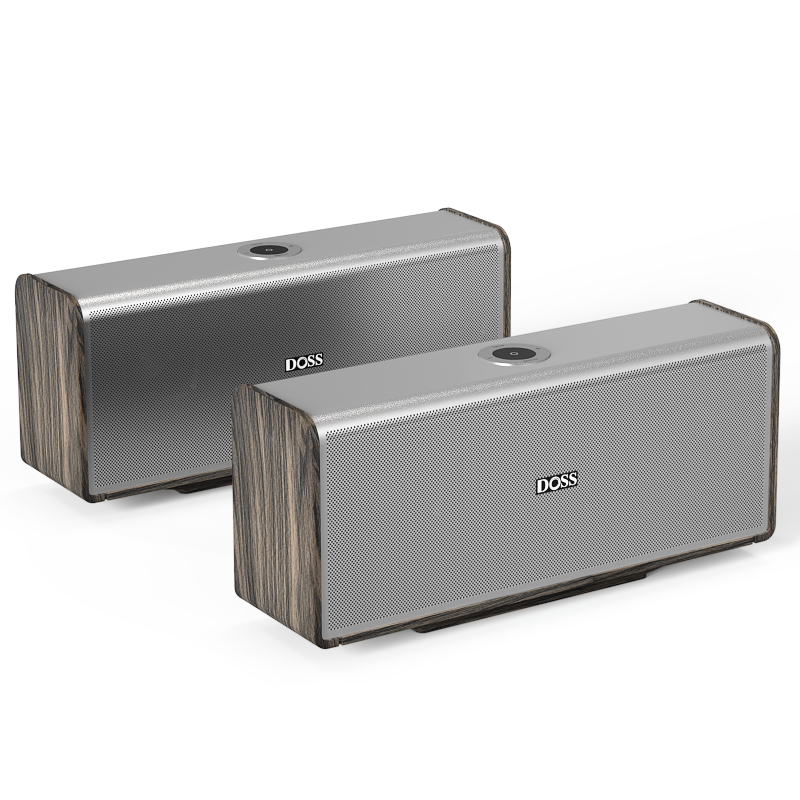 【DOSS全景声音响系统-双台装】魔砖MAXHIFI发烧级音响立体声重低音