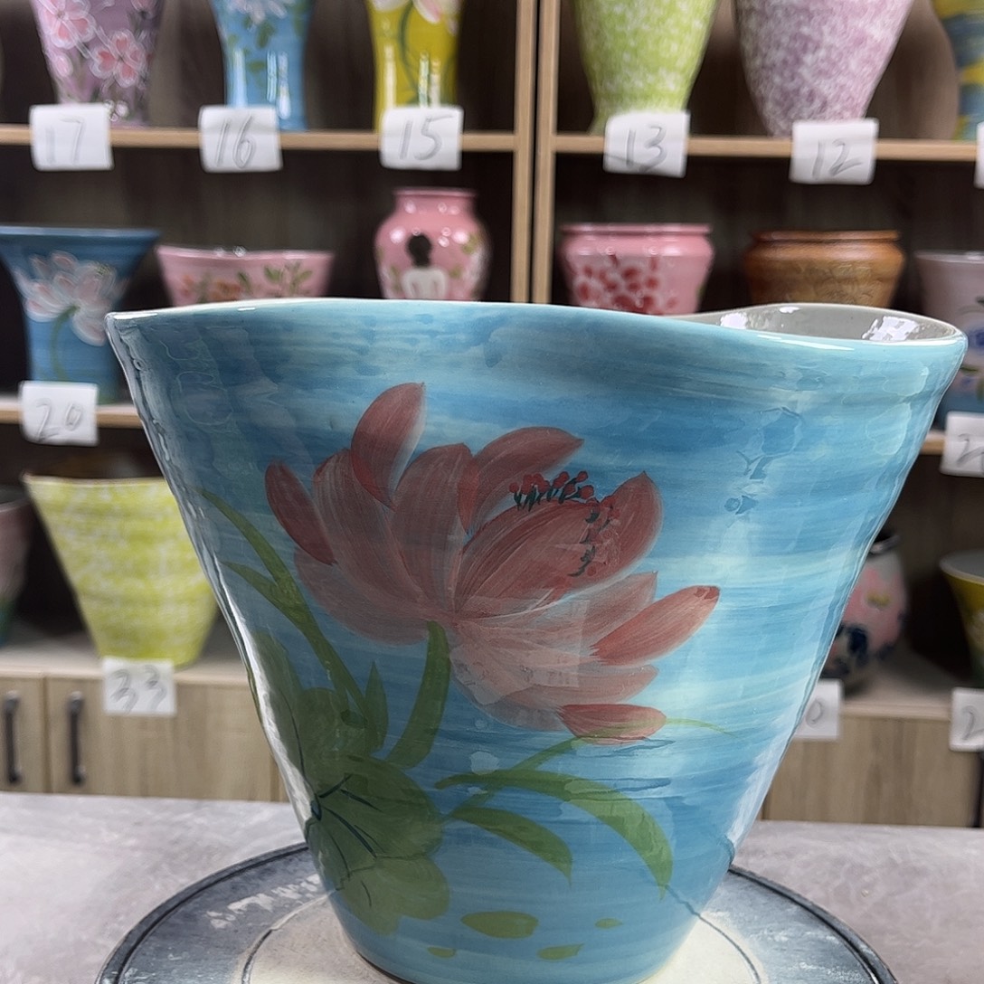 景德镇陶瓷花盆花盆