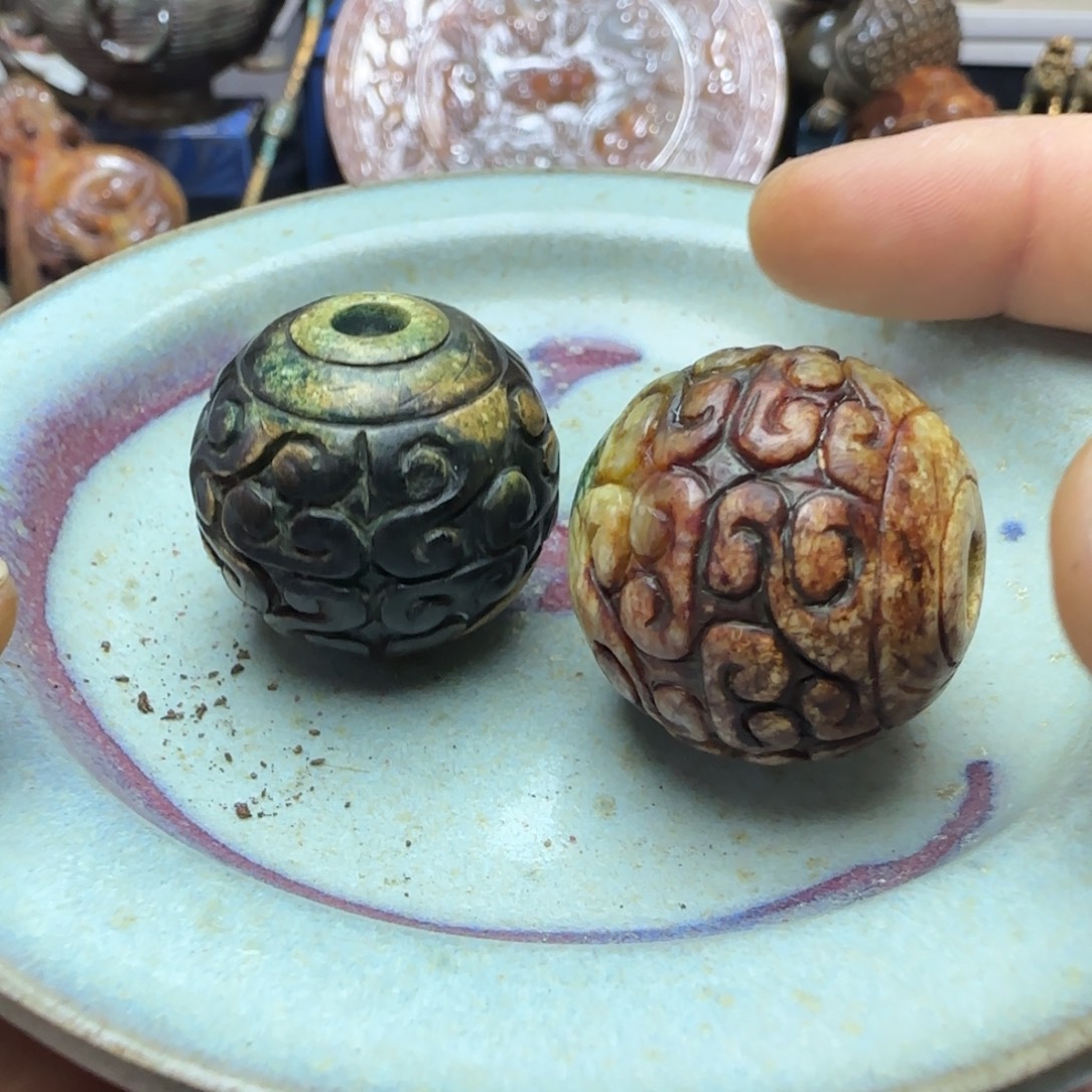 仁***者和田玉未镶嵌挂件