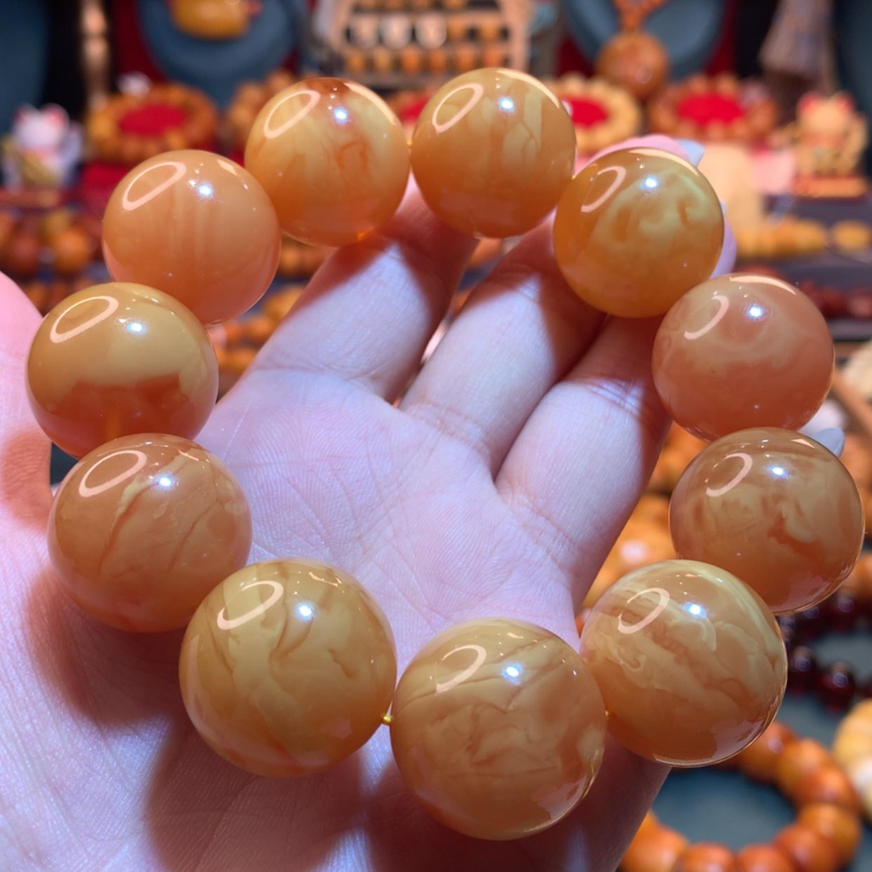 【闪购商品】蜜蜡手串未镶嵌蜜蜡手串