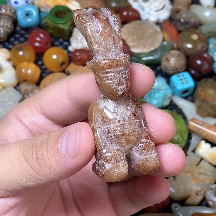 和田玉未镶嵌颈饰42