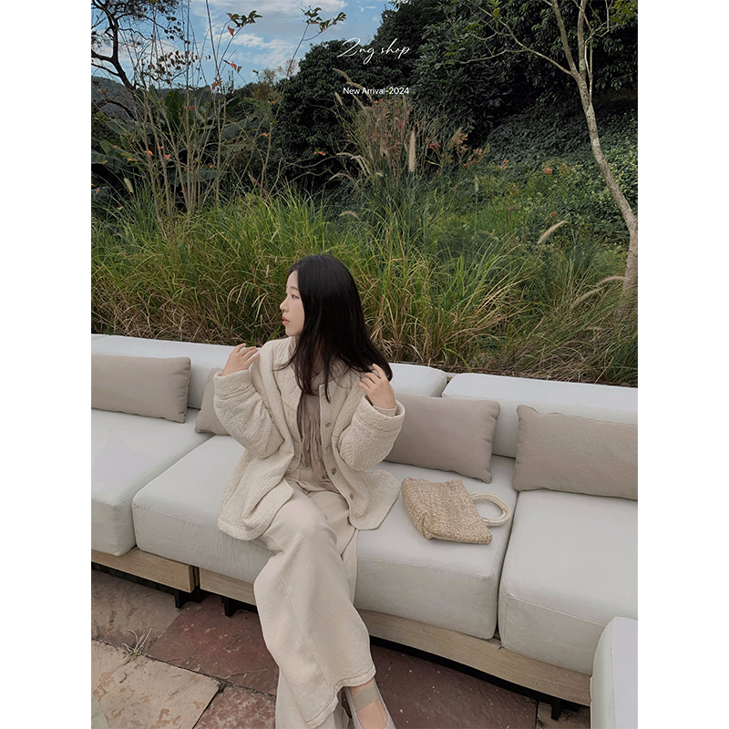 ZNG SHOP（清仓款 NO退NO换）“时光画布”手缝纹理设计感棉衣