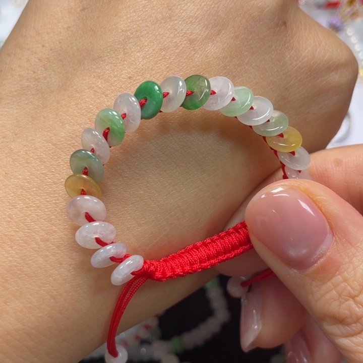 翡翠未镶嵌手绳79990099