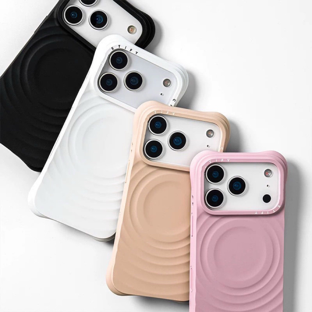 CASE纯色波漾壳苹果17Promax磁吸手机壳iPhone16Pro防摔15pro硅胶