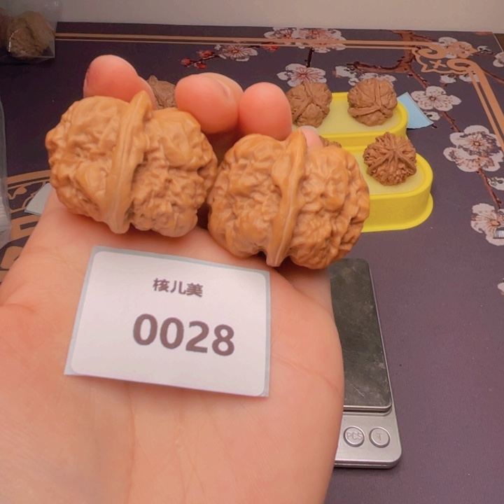 文玩核桃把件蛤蟆38尺0028