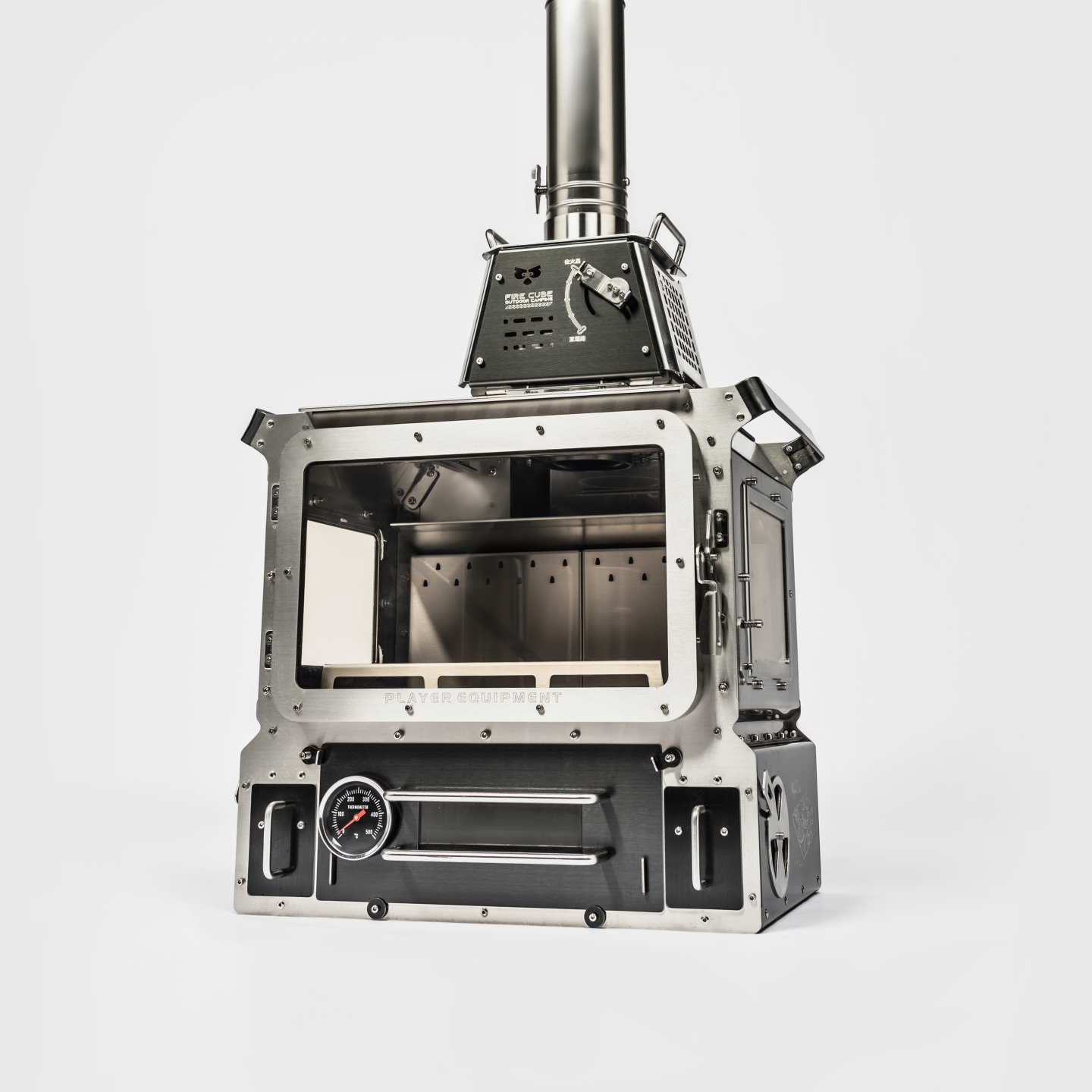 黑固小魔王厨神柴火炉25年重磅新品自带火立方露营帐篷取暖炉