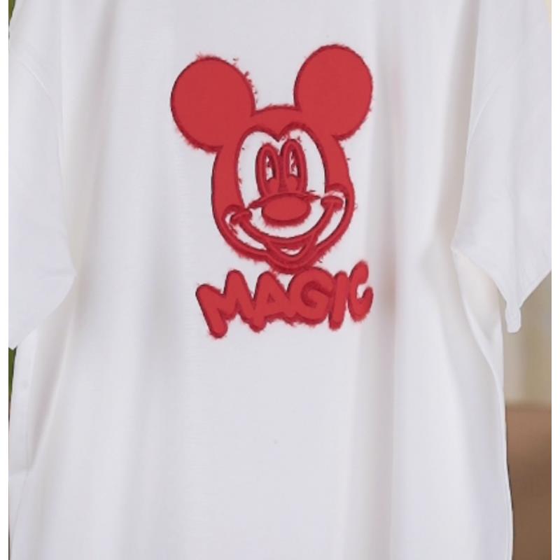 18号 夏季（红咪其）新款ins高颜值烫钻上衣气质百搭圆领休闲