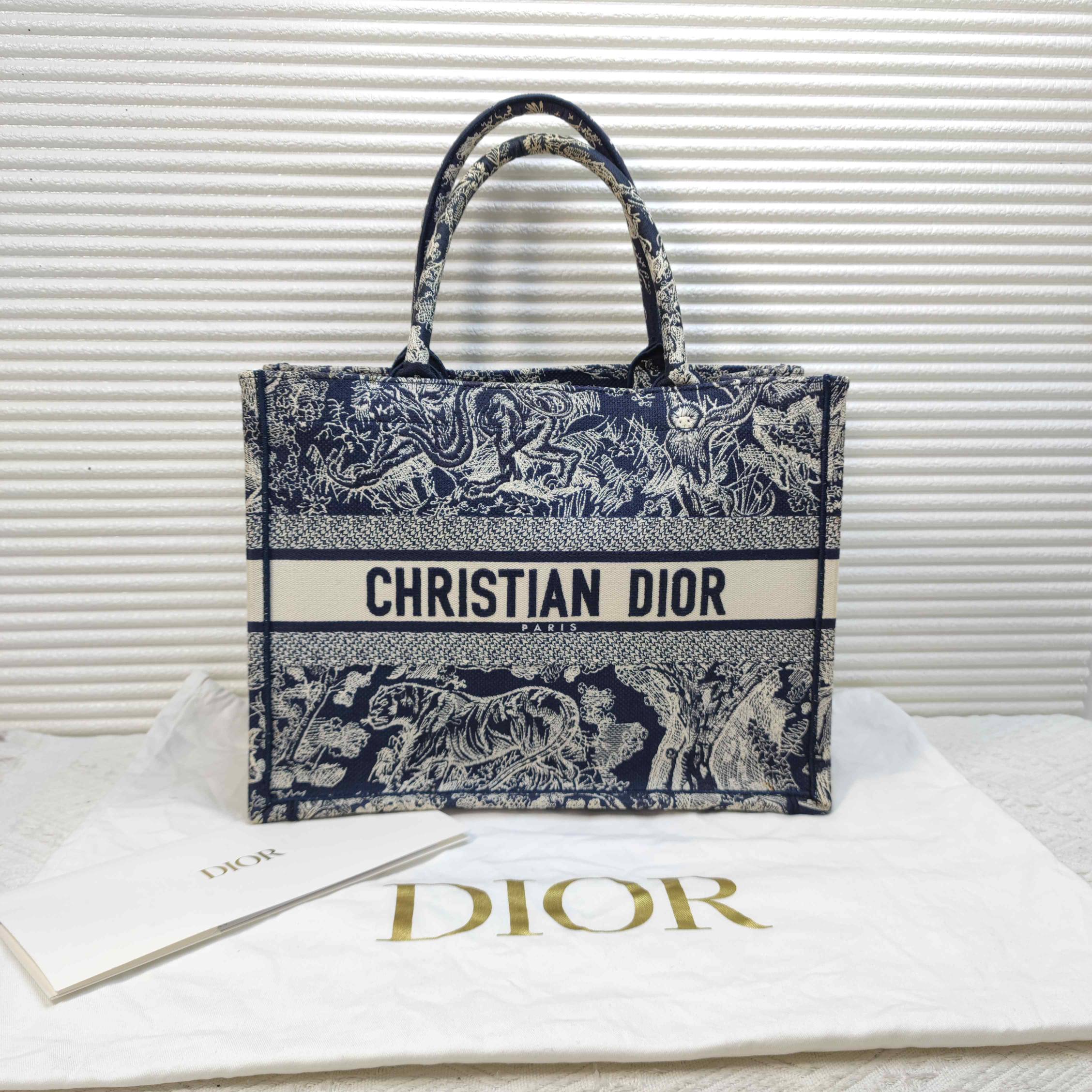 95新 DIOR/迪奥 Dior迪奥book tote动物园托特包手提包