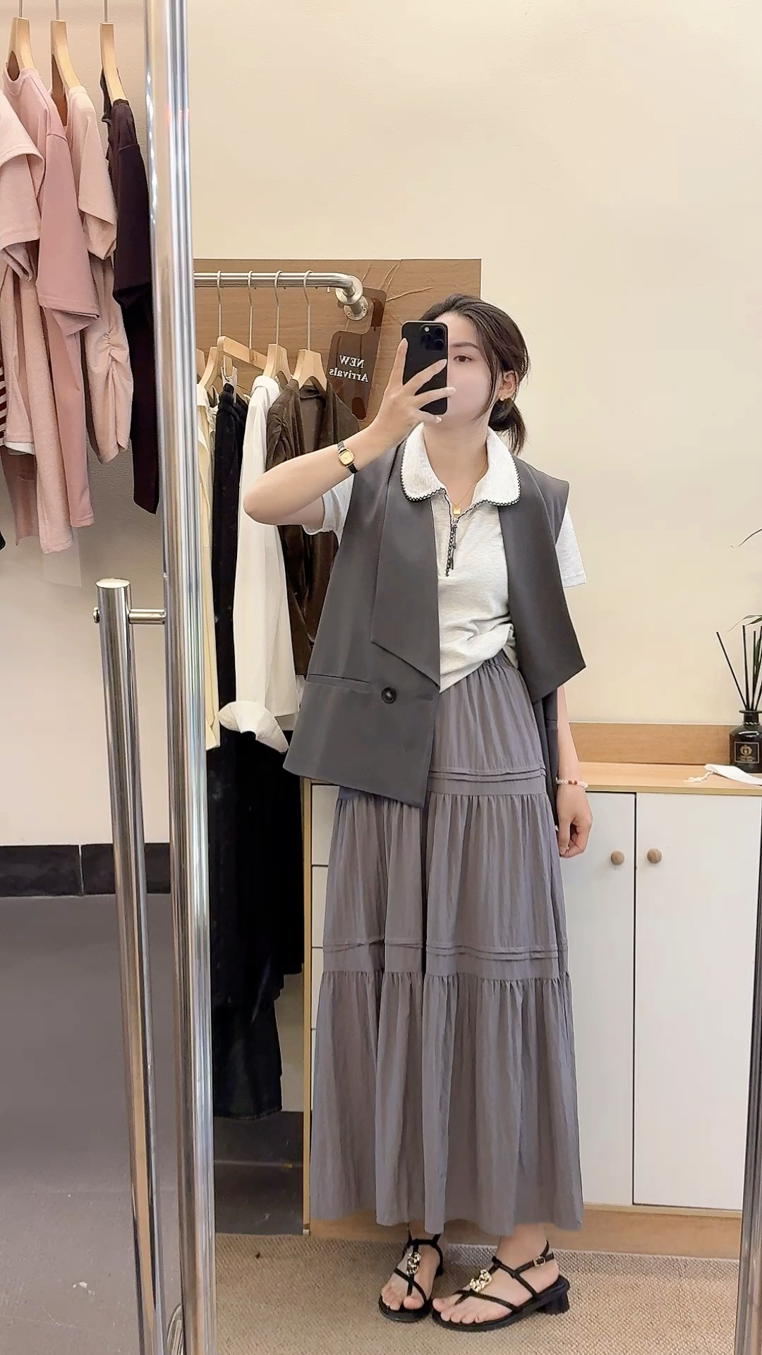 高级感西装马甲 百搭单品 