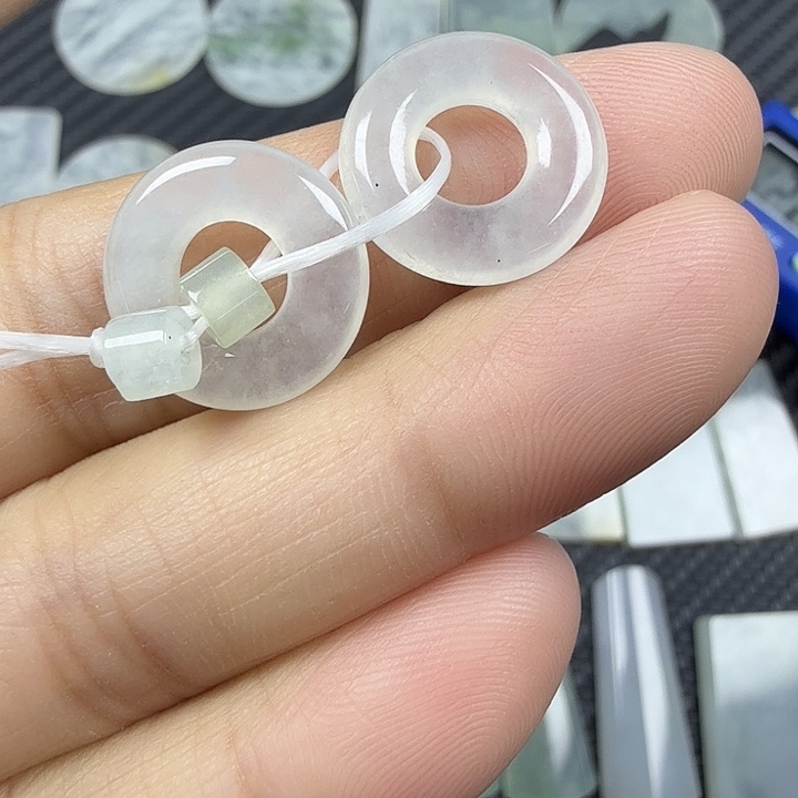 颈饰未镶嵌翡翠天然缅甸A货翡翠