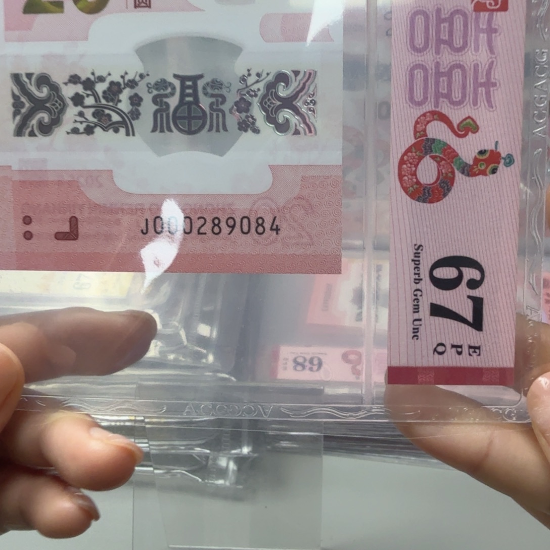塑料小司令一张蛇钞000289084