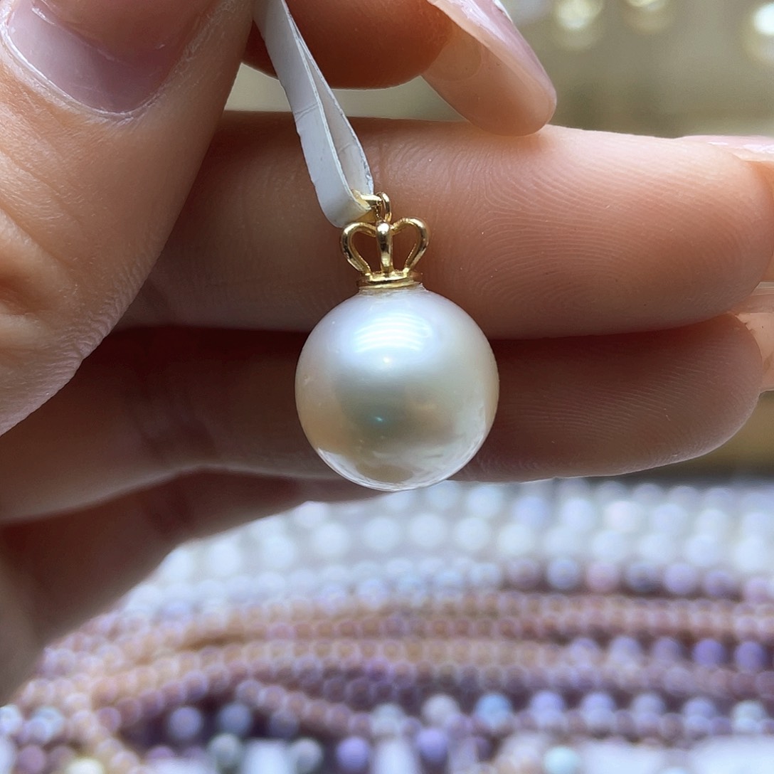 海水珍珠颈饰18K金镶嵌