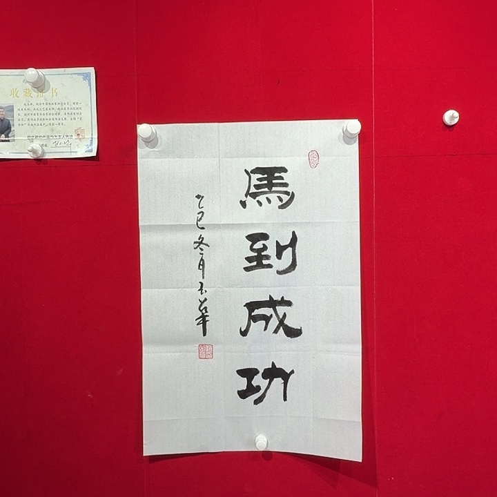 书法赵玉华老师现场书写