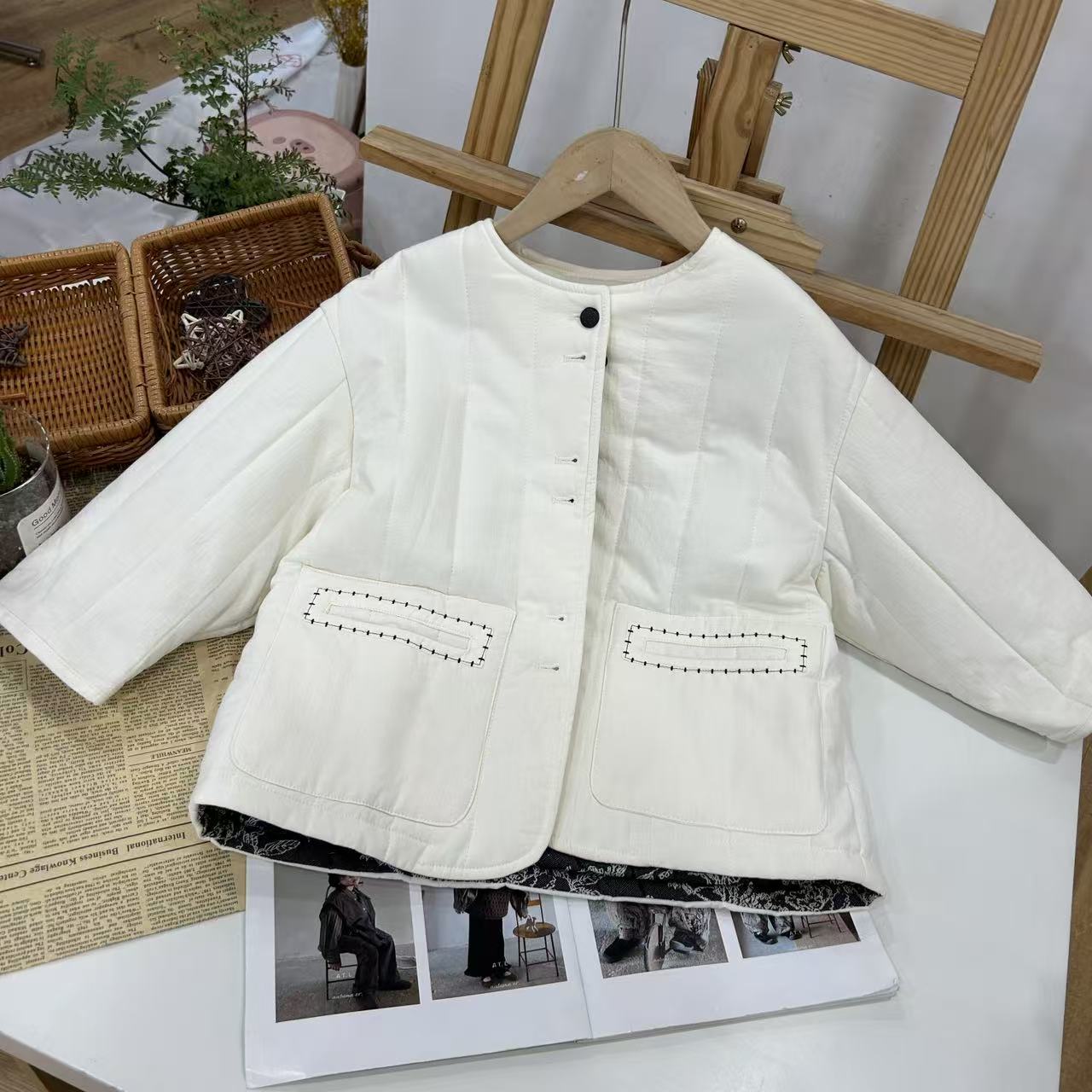 20448秋冬季中大童时尚外套 YX