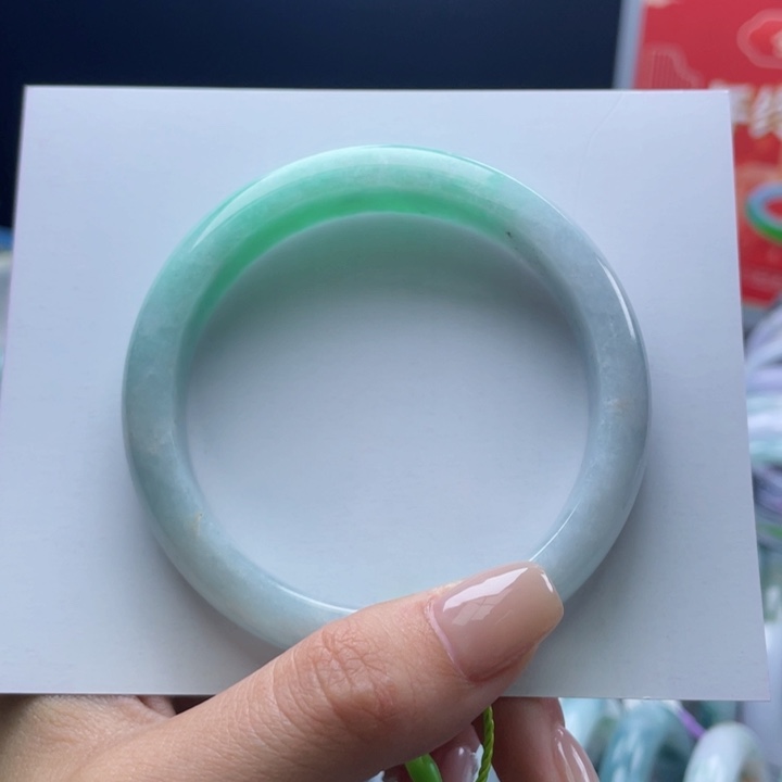 翡翠未镶嵌手镯58