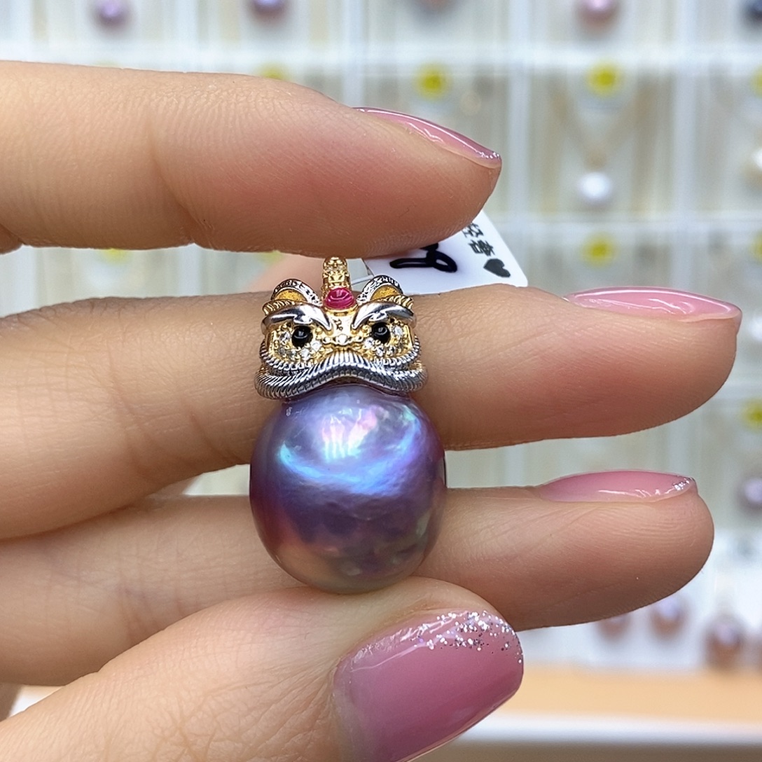 未镶嵌淡水珍珠吊坠(赠链)