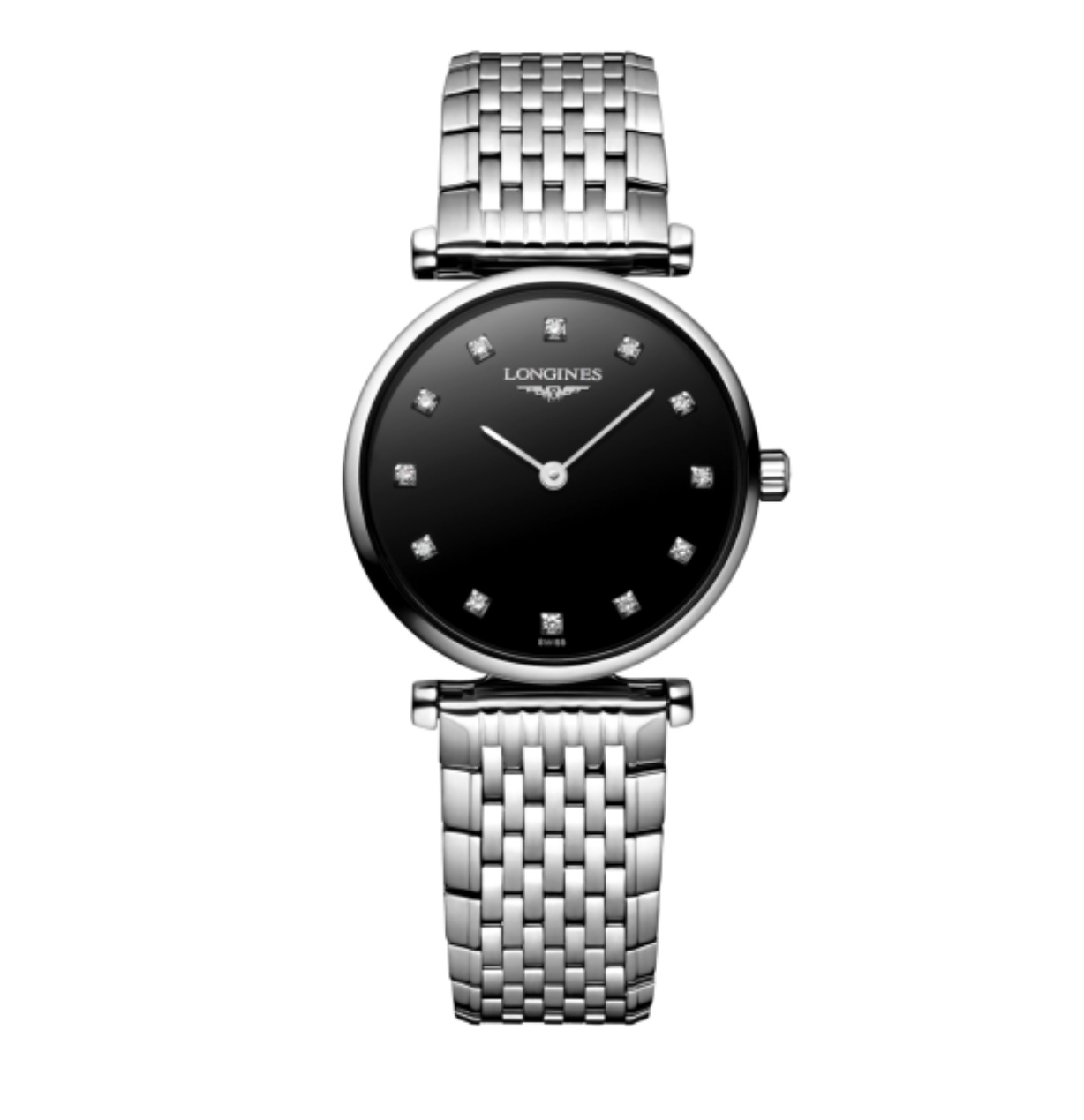 99新 Longines/浪琴 嘉岚4352/L4.209.4.58.6/24mm公价11500女款