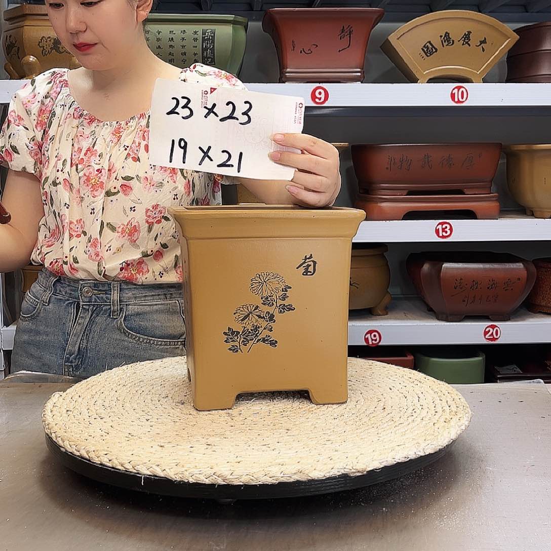 紫砂花盆紫砂花盆