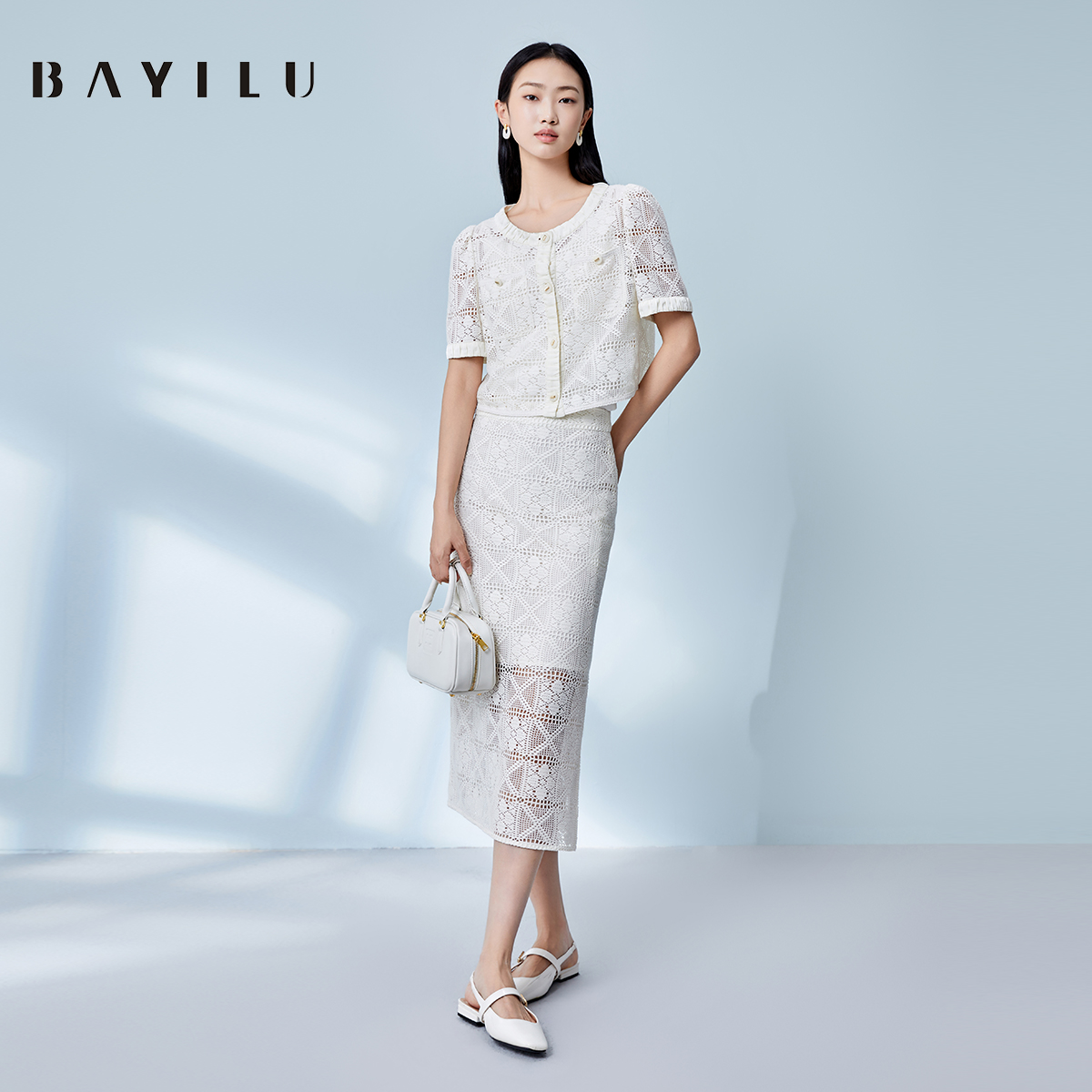 【黄蓉推荐】芭依璐夏季新款气质时尚套装90TZ968