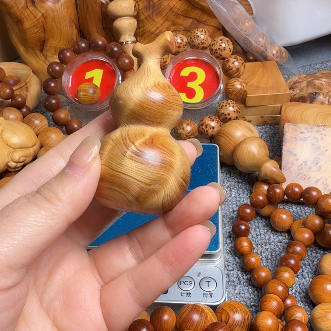 啸***冬柏木（崖柏）太行崖柏葫芦闪电