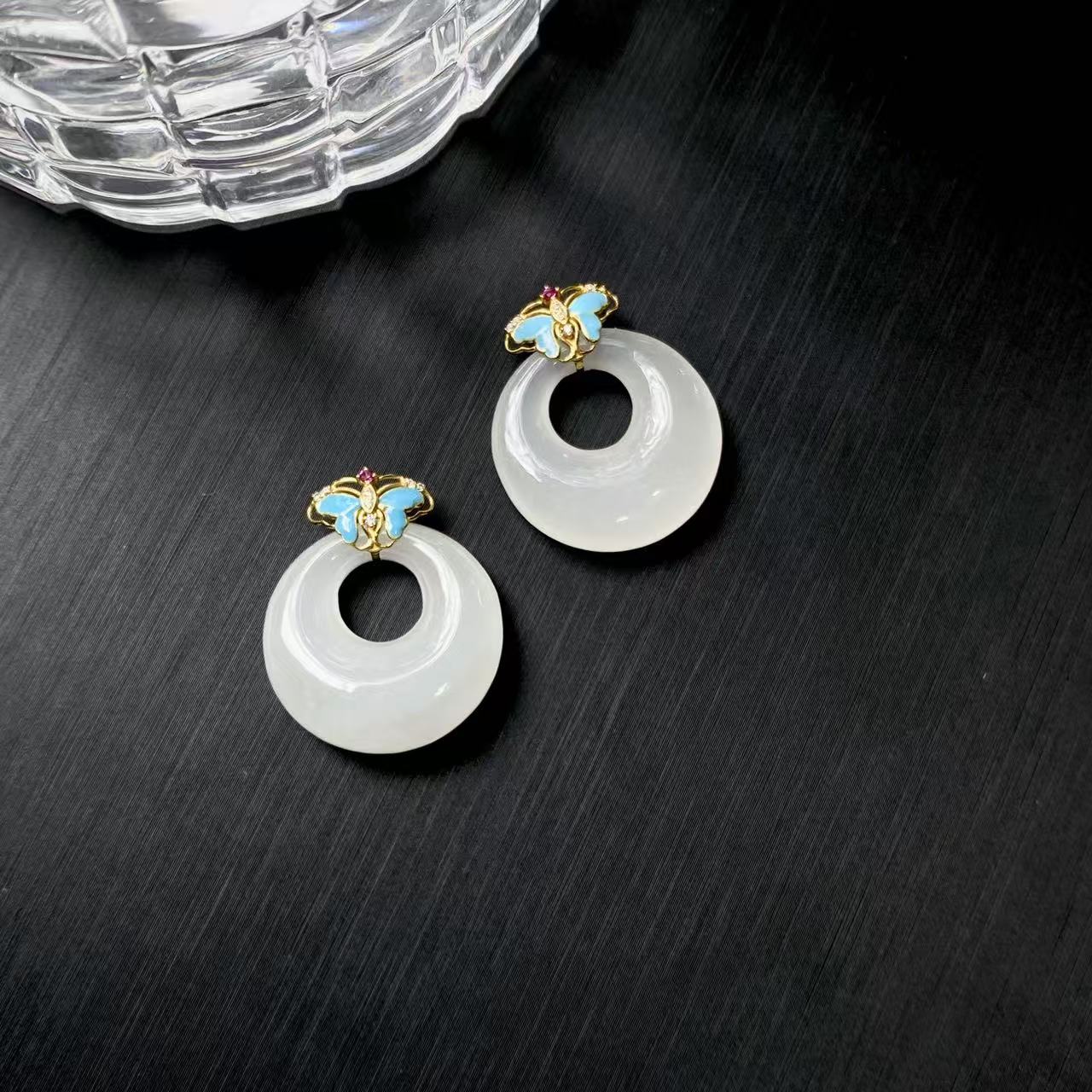 【逍遥】18K和田玉羊脂公主扣吊坠*061/33/多样性发/1件