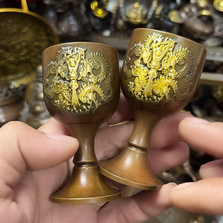 顺顺利利，铜器摆件