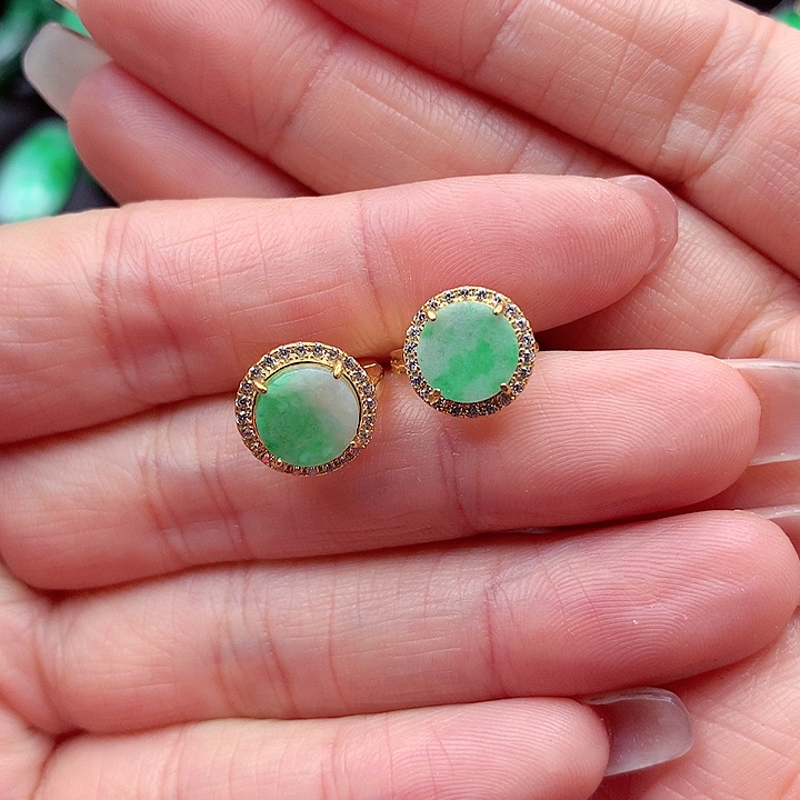 翡翠颈饰银S925镶嵌翡翠