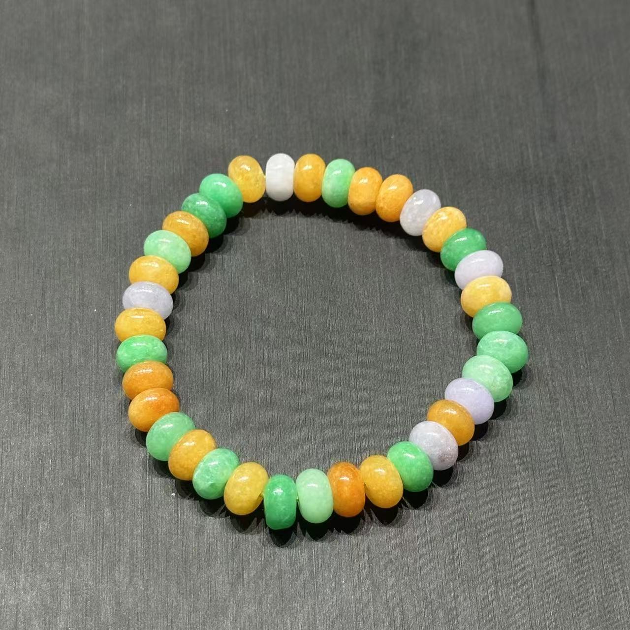 三彩福禄寿卡8mm手串-C2053