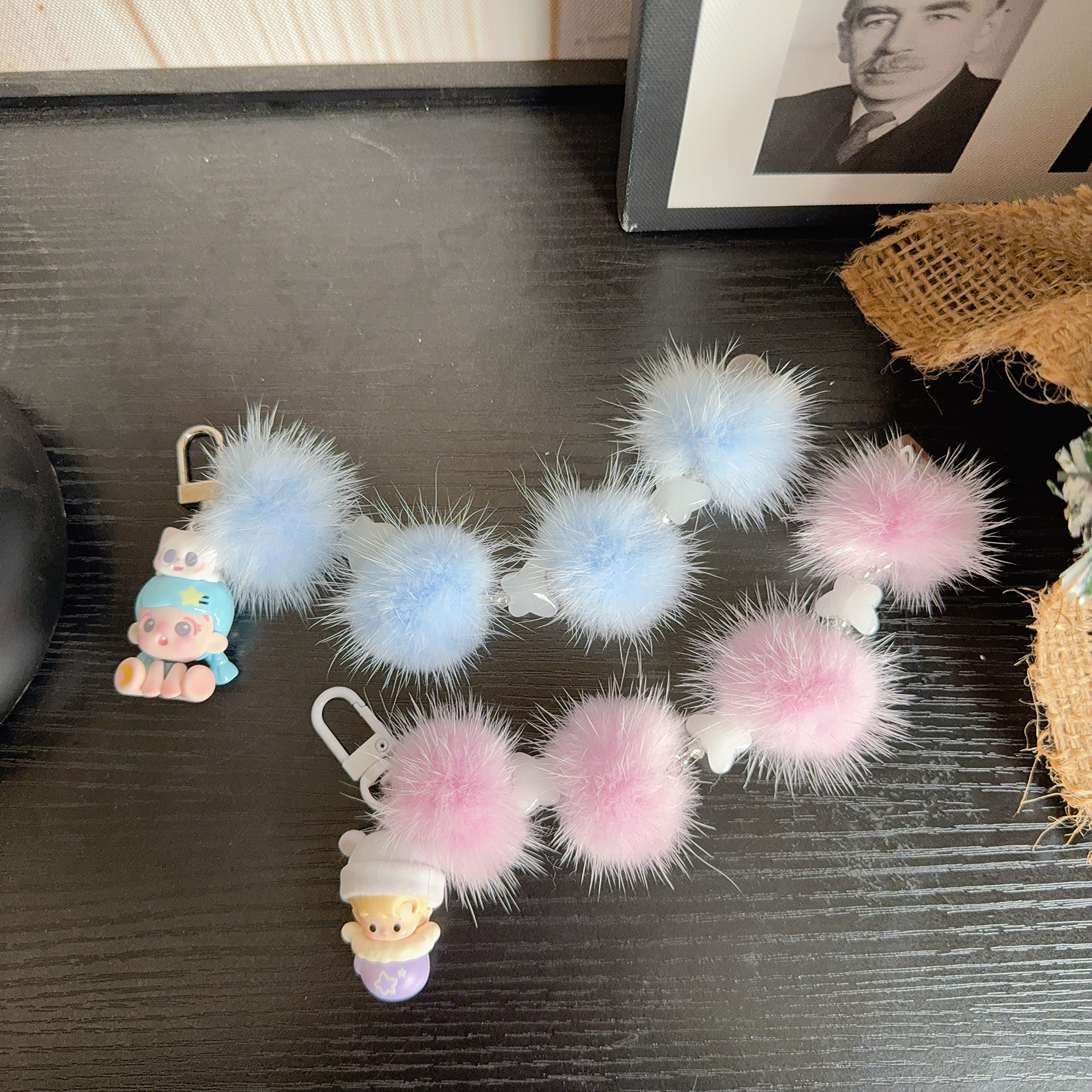 （萌粒手机链）DIY创意个性百搭串珠重工时尚萌粒链