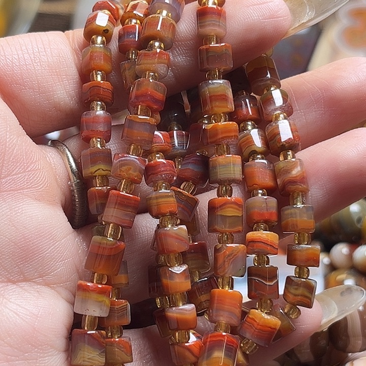 玛瑙/玉髓未镶嵌项链