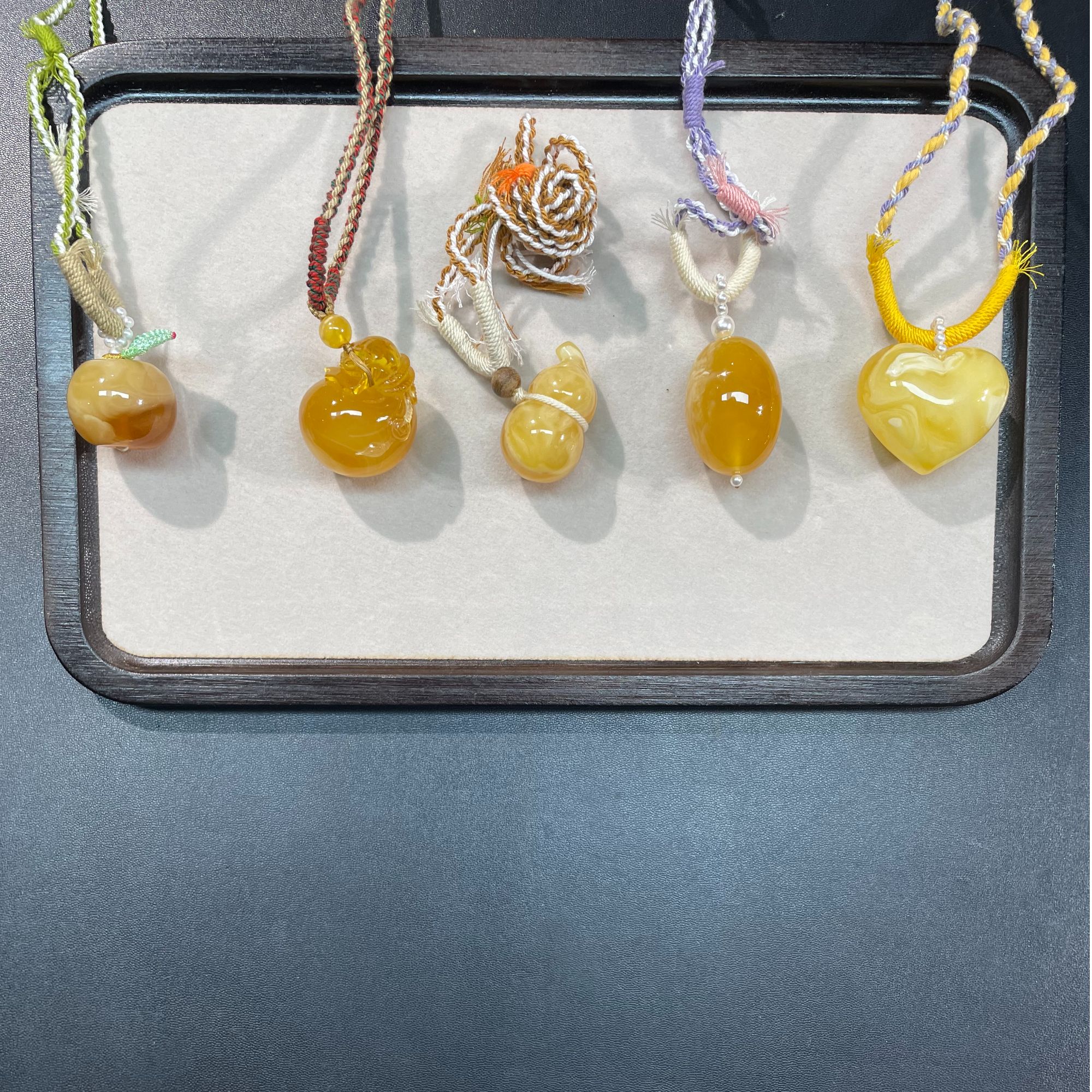 【彩虹盘】蜜蜡吊坠-多样性发一件-LW09|BML5