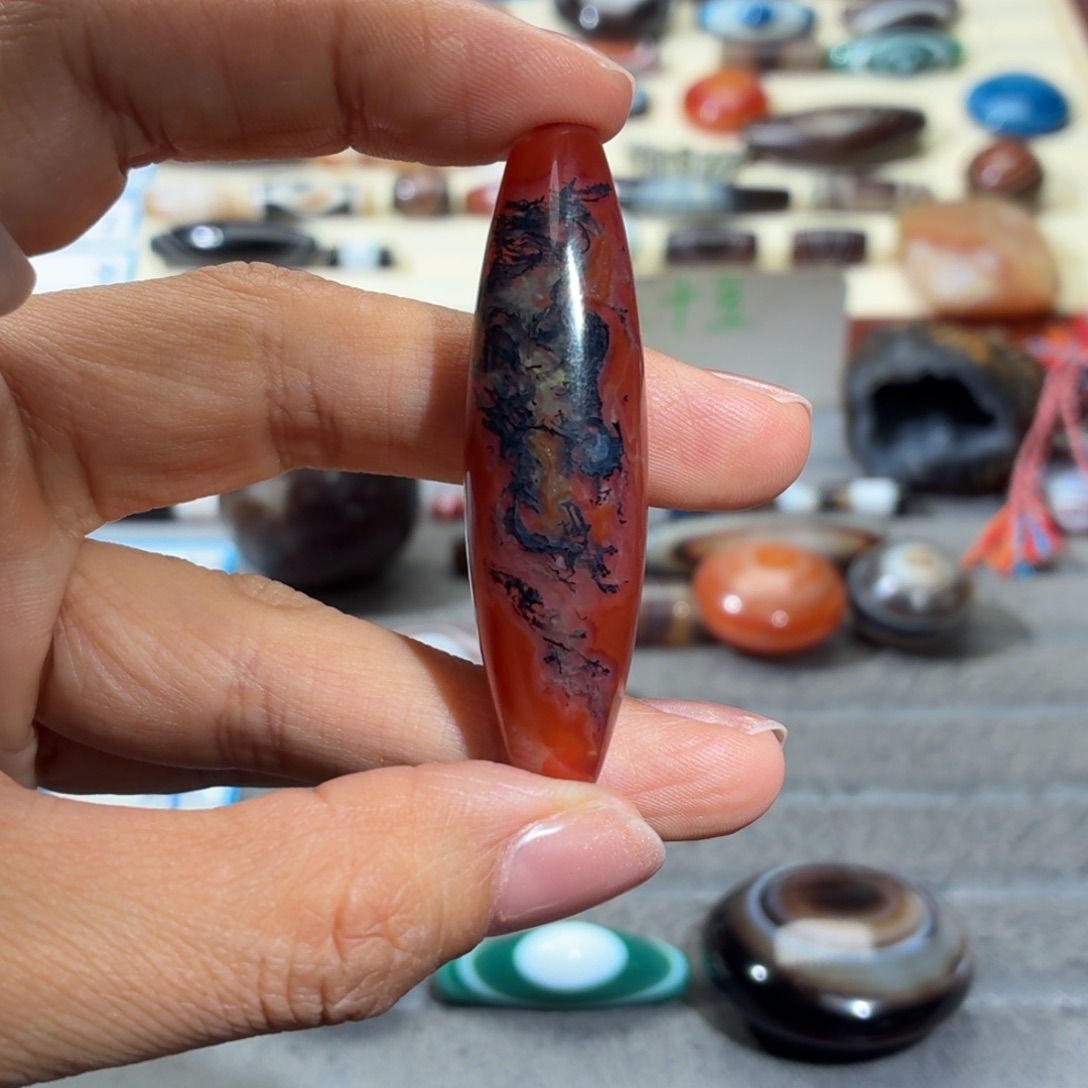 古****玛瑙/玉髓合金颈饰