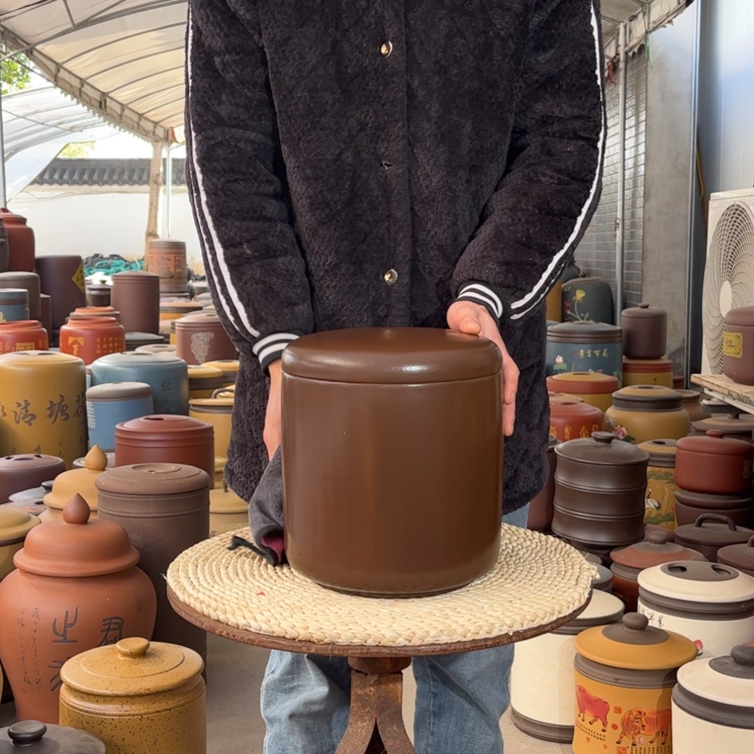 茶叶罐紫砂8 饼茶叶罐