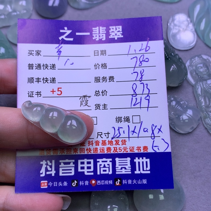 翡翠颈饰未镶嵌*️****